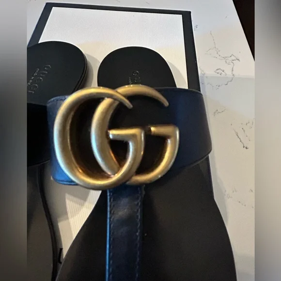 GUCCI GG MARMONT THONG SANDAL - Picture 4 of 16